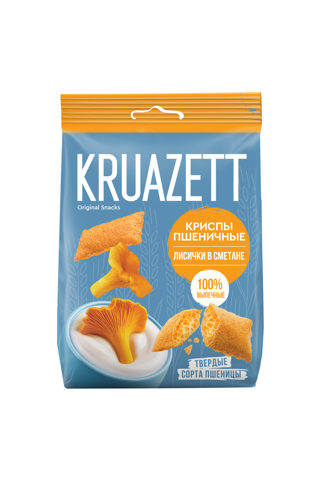 kruazett Криспы пшеничные ЛИСИЧКИ В СМЕТАНЕ