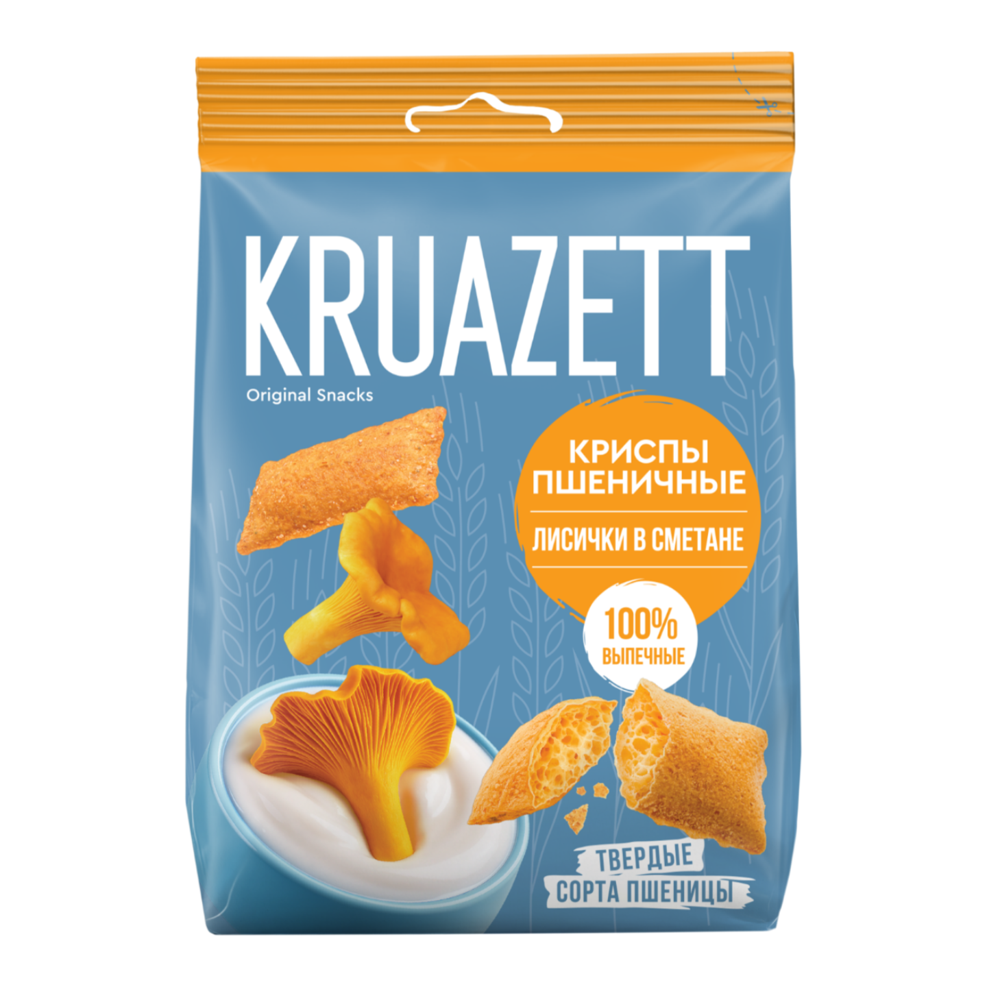 kruazett Криспы пшеничные ЛИСИЧКИ В СМЕТАНЕ